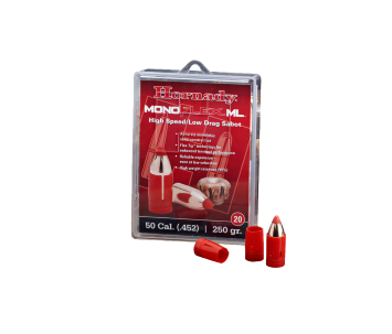 Hornady 50cal Low Drag Speed Sabot with 45cal .452 250gr Bullet (20/box)