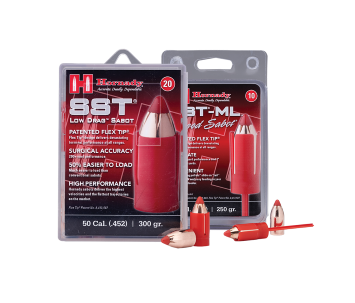 Hornady 50cal Low Drag Sabot with 45cal .452 300gr SST Bullet (20/box)
