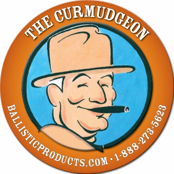 Curmudgeon Logo Decal Luster-Coat Vinyl (5 diam.)